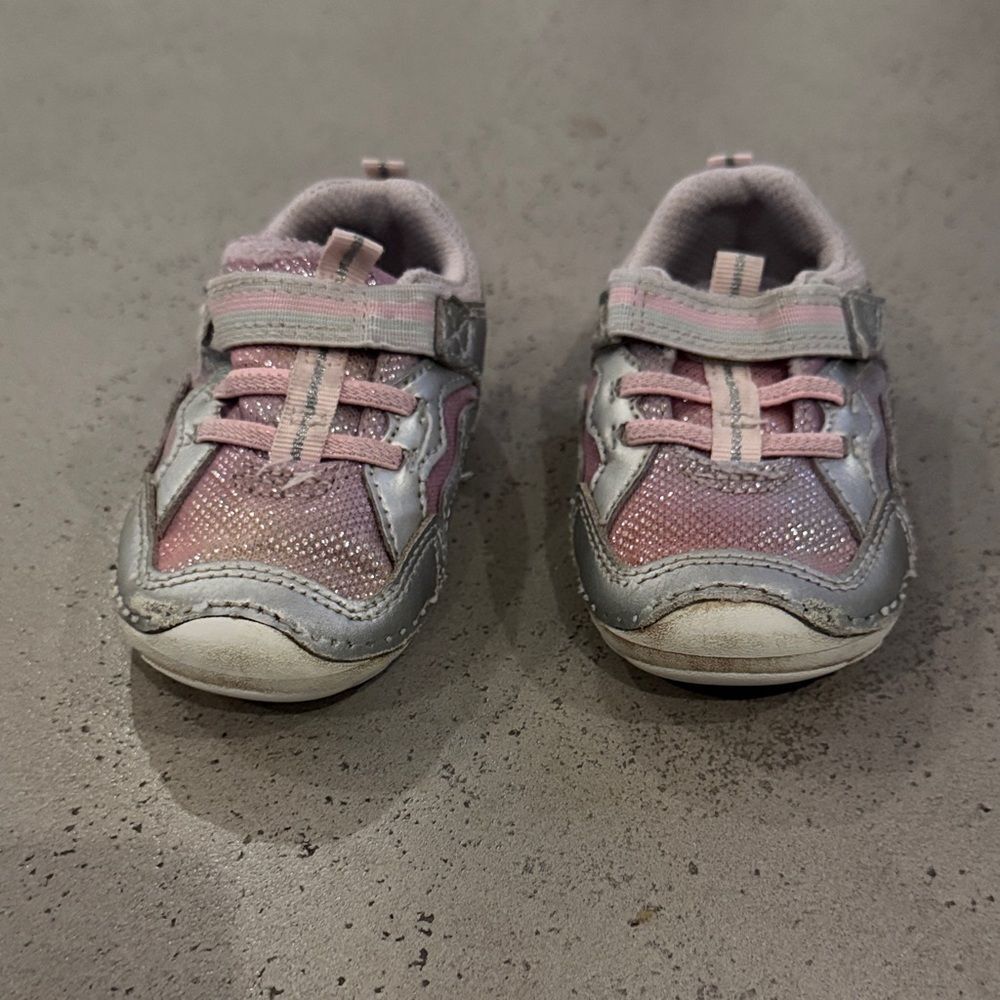 Stride Rite Kids Pink and silver Shoes 5
